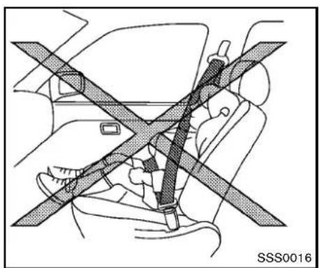 NISSAN 370Z Roadster (2012) - PRECAUTIONSONSEATBELT USAGE - 4