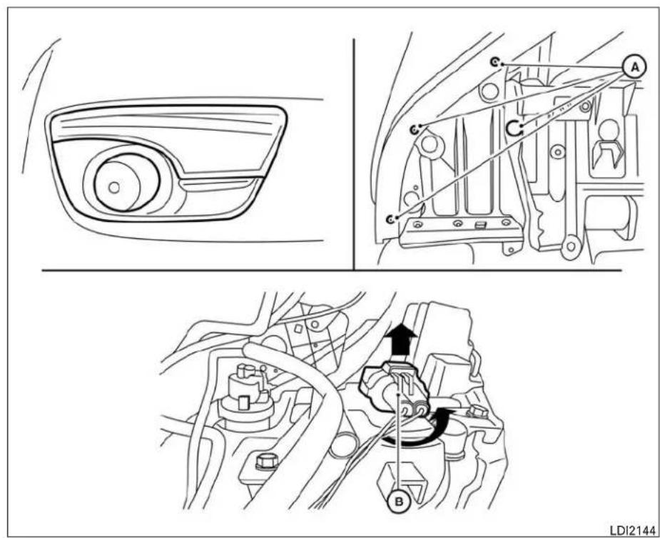 NISSAN Altima (2014) - PHARESANTIBROUILLARD(selon l'équipement) - 1