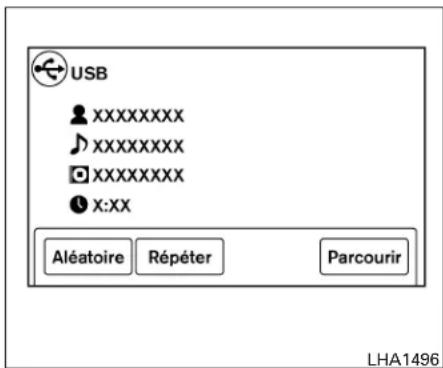 USB XXXXXXXXX XXXXXXXXX XXXXXXXXX X:XX Aléatoire Répéter Parcourir LHA1496