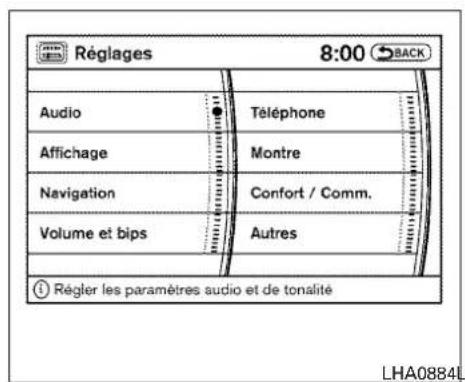 NISSAN Armada (2011) - Vocabulairepersonnel(étiquettes vocales) - 1