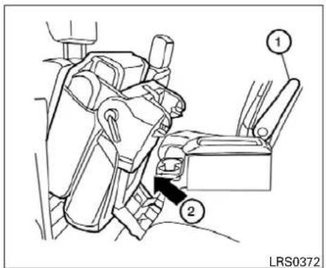 NISSAN Armada (2011) - Basculementdessiègespourfaciliter l'accèsàlatroisièmerangée - 1