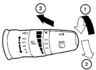 NISSAN Armada (2011) - COMMANDED'ESSUIE-GLACEETDE LAVE-GLACEDELUNETTEARRIÈRE - 1
