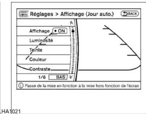 NISSAN Armada (2011) - INTERPRÉTATIONDESLIGNES AFFICHÉESÀL'ÉCRAN - 2