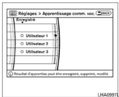 NISSAN Armada (2011) - FONCTIOND'APPRENTISSAGE DESCOMMANDESVOCALES - 1