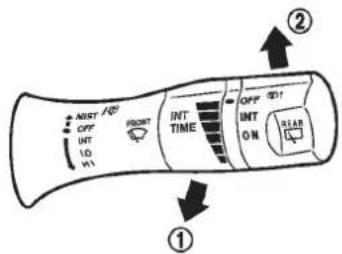NISSAN Leaf (2012) - Pourtirerlebrasdel'essuie-glace verslehaut - 1