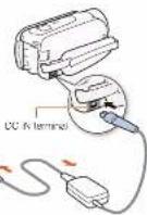 CANON Legria HF R56 - Charging the Battery Pack - 1
