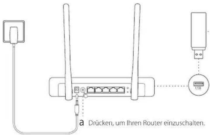 TP-LINK TL-MR3220 - Plug and Play mit 3G/4G-USB-Modem - 1