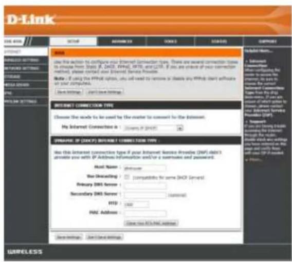 D-LINK DIR-850L - Internet Connection Setup - 2