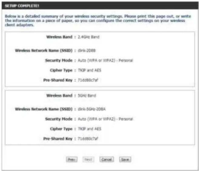 D-LINK DIR-850L - Section 4 - Security - 1