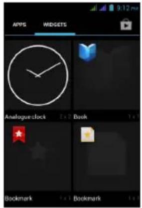 ACER Liquid Z3 Duo - Ajouter et supprimer des raccourcis et widgets - 1