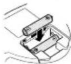 OMRON BF306 - Battery insertion and replacement - 2