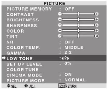 MARANTZ PD4250D - Making the Low Tone adjustments - 1