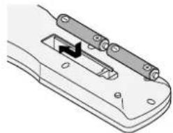 MARANTZ PD5050D - How to use the remote control Battery Installation and Replacement - 2