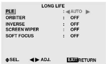 MARANTZ PD6140D - Reducing burn-in of the screen - 1