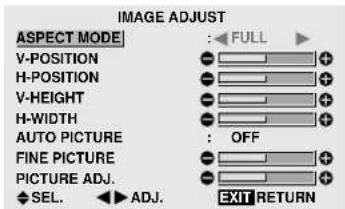 MARANTZ PD6140D - ■ When "AUTO PICTURE" is "OFF" - 1