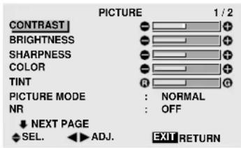 MARANTZ PD6140D - Menu Operations - 4