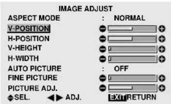 MARANTZ PD6140D - IMAGE ADJUST - 1