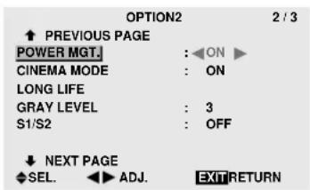 MARANTZ PD6140D - Setting the power management for computer images - 1