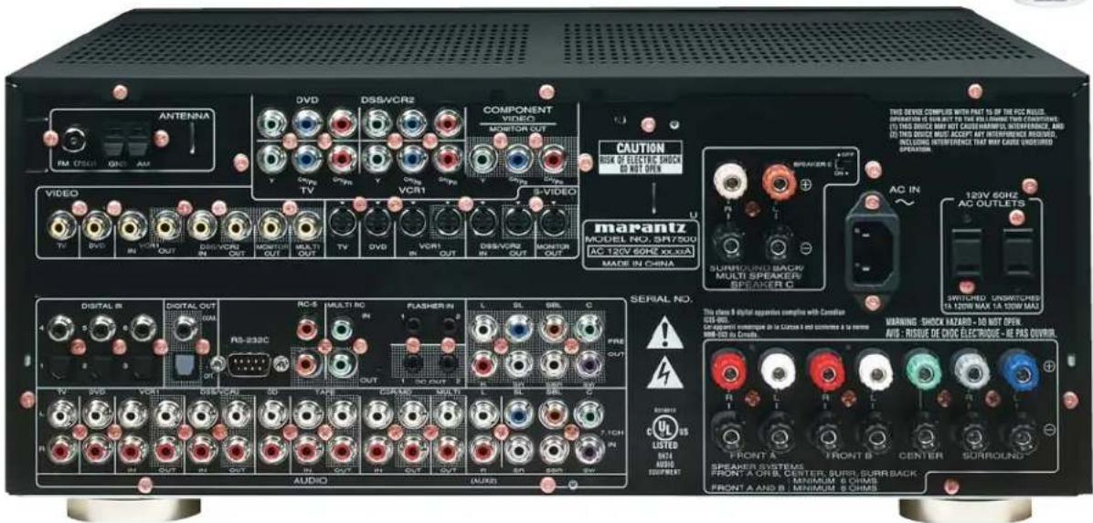 MARANTZ DV6500 - THX Select Dolby Digital EX®/DTS ES® Surround Receiver - 3