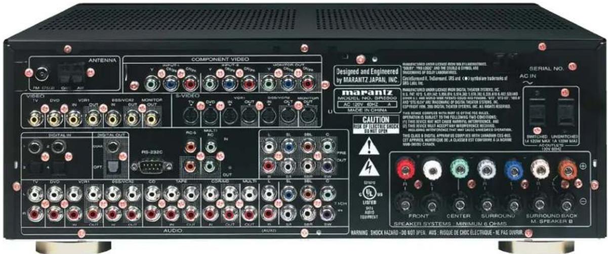 MARANTZ DV6500 - THX Select Dolby Digital EX®/DTS ES® Surround Receiver - 15