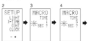 MARANTZ SR8500 - SETTING THE MACRO INTERVAL TIME - 1