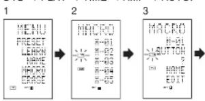MARANTZ SR8500 - ERASING STEPS OF MACRO PROGRAMS - 1