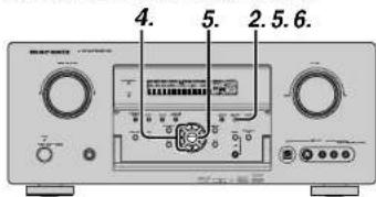 MARANTZ SR8500 - NAME INPUT OF THE PRESET STATION. - 1