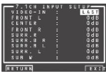 MARANTZ SR6001 - 1-2 7.1 CH INPUT SETUP - 1
