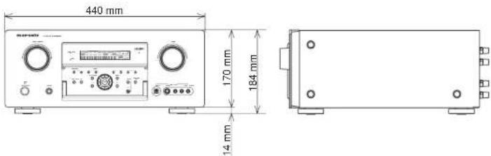 MARANTZ SR6001 - TECHNICAL SPECIFICATIONS - 2