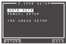 MARANTZ SR7002 - • AUTO SETUP (CONFIGURATION AUTO) : - 1