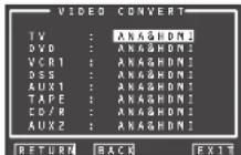 MARANTZ SR7002 - VIDEO SETUP (CONFIGURATION VIDÉO) - 4