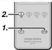 MARANTZ SR7002 - CHANGEZ LES COMMANDES MULTI-PIÈCES (RC101) POUR LA MULTI-PIÈCE A - 1