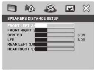 MARANTZ DV7001 - SPEAKER DISTANCE - 1
