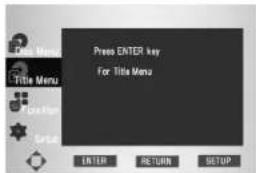 MARANTZ DV9600 - Using the Title Menu - 1