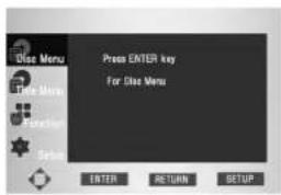 MARANTZ DV9600 - Using the Disc Menu - 1
