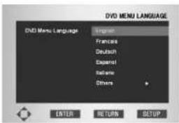 MARANTZ DV9600 - Using the DVD Menu Language - 1