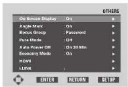 MARANTZ DV9600 - On Screen Display - 1