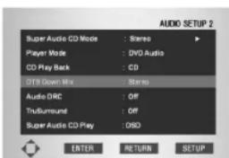 MARANTZ DV9600 - Specify DTS downmix settings? - 1