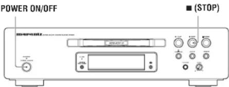 MARANTZ DV9600 - Resetting the Player - 1