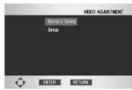 MARANTZ DV9600 - Selecting a preset - 1