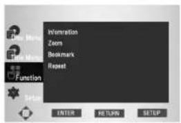 MARANTZ DV9600 - Using the Function Menu - 1