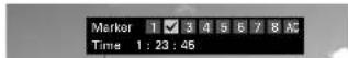 MARANTZ UD9004 - Press ENTER button at the location you want to memorize. - 2