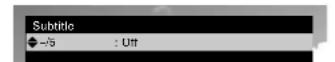 MARANTZ UD9004 - Selecting DVD-Video and DivX® file Subtitle - 1