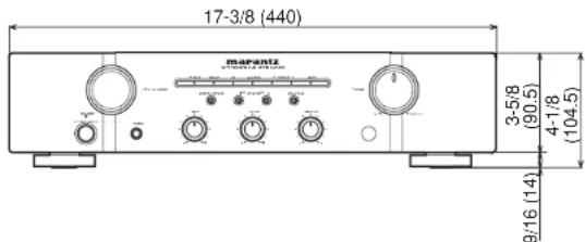 MARANTZ PM5003 - CARACTERISTIQUES TECHNIQUES - 2