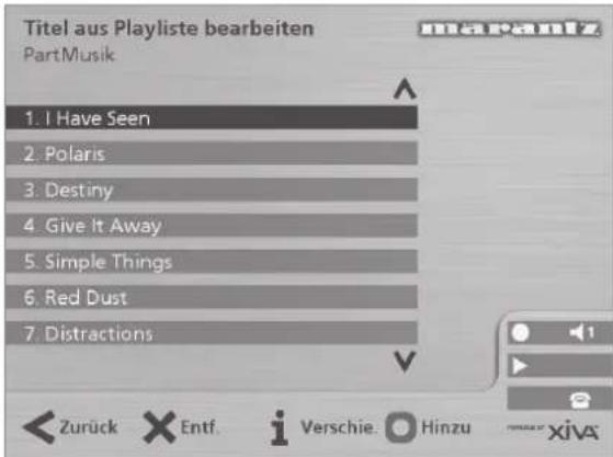 MARANTZ DH9300 - So fügen Sie der Playliste Titel hinzu - 3