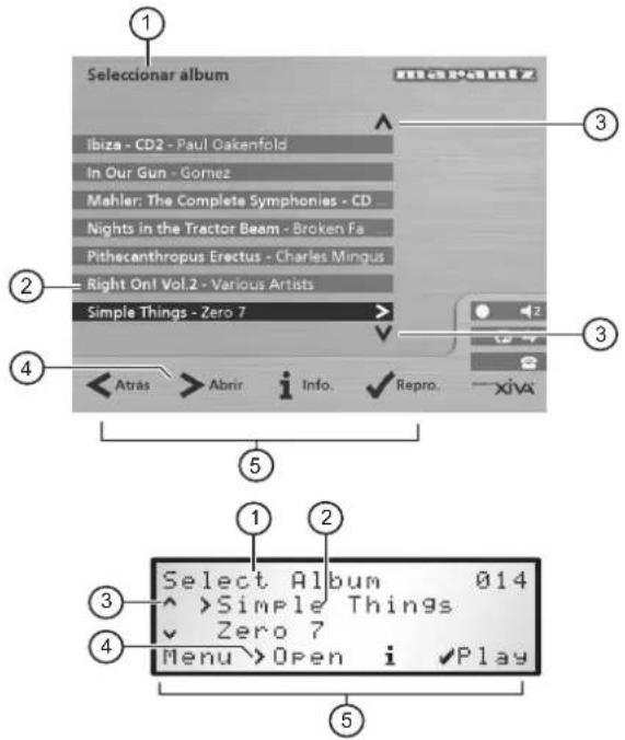 MARANTZ DH9300 - PANTALLA DE TV Y PANTALLA DEL PANEL FRONTAL - 1