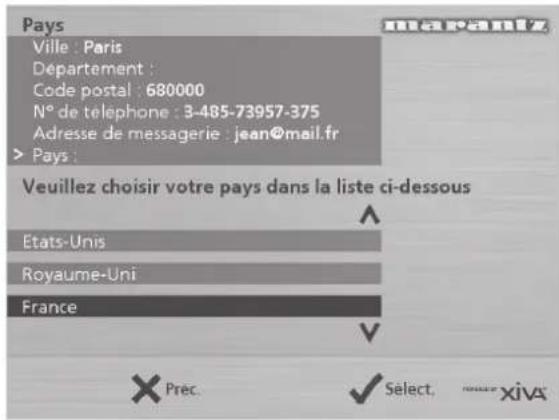 MARANTZ DH9300 - Pour utiliser le pavé alphanumérique - 1