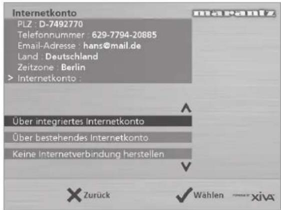 MARANTZ DH9300 - So stellen Sie eine Internet-Verbindung mit dem Music Server her - 1