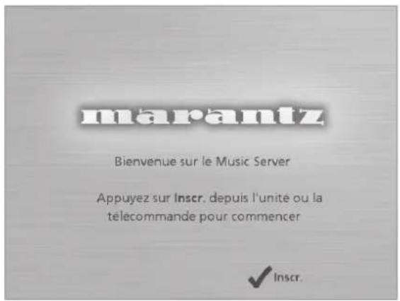 MARANTZ DH9300 - Pour inscrire Music Server - 1