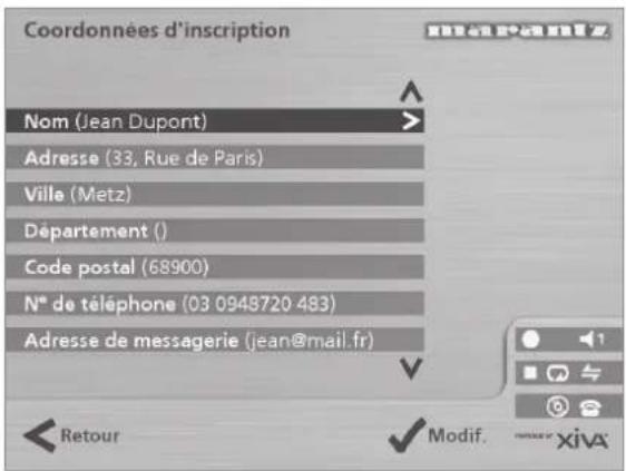 MARANTZ DH9300 - Coordonnées d'inscription - 1